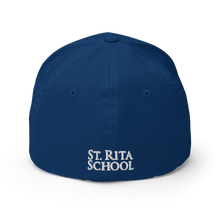 Load image into Gallery viewer, St. Rita School Fitted Cap : Embroidered Front and Back
