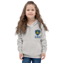 Load image into Gallery viewer, St. Rita Campus Hoodie : Embroidered Center : Gray (Youth)
